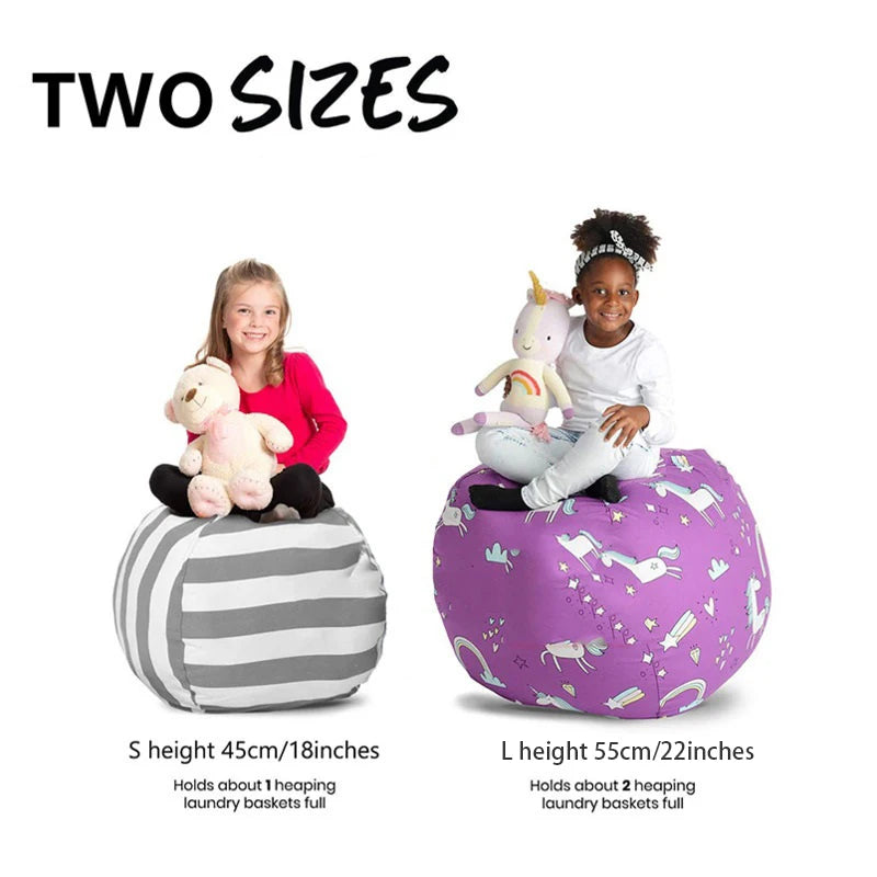 Kids Storage Bean Bag