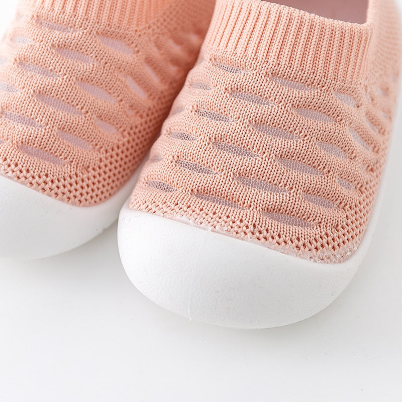 Spring Baby Shoes Mesh Knit Breathable Kid Girls Boys