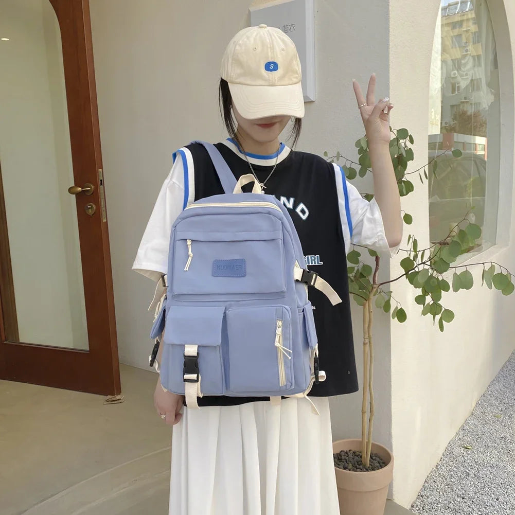 Aesthetic Laptop Pockets Backpack