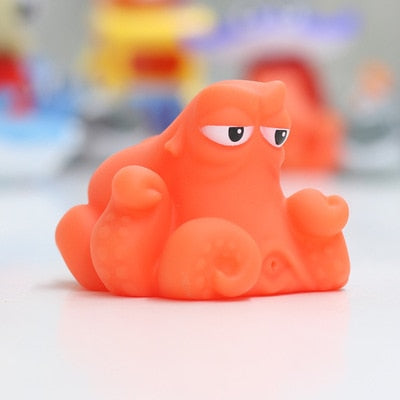 Baby Bath Toys Finding Fish Float Spray Water Squeeze Toys