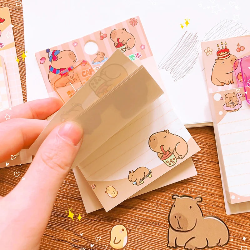 Capybara Mini Portable Notebook