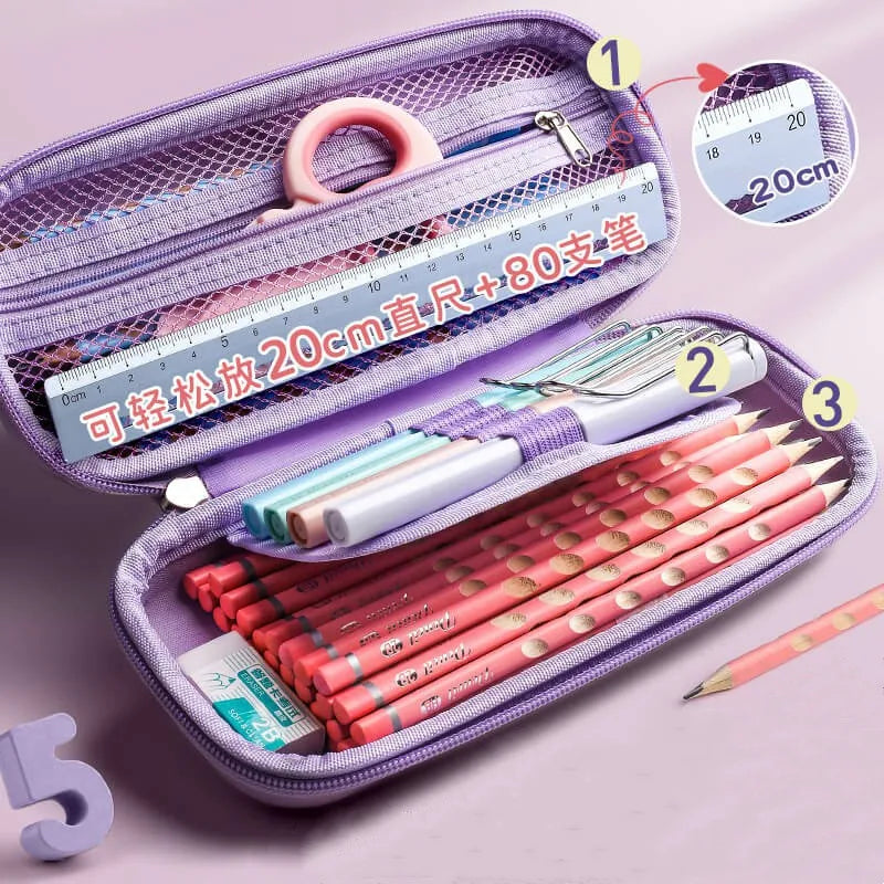 3D EVA Unicorn Cute Pencil Case