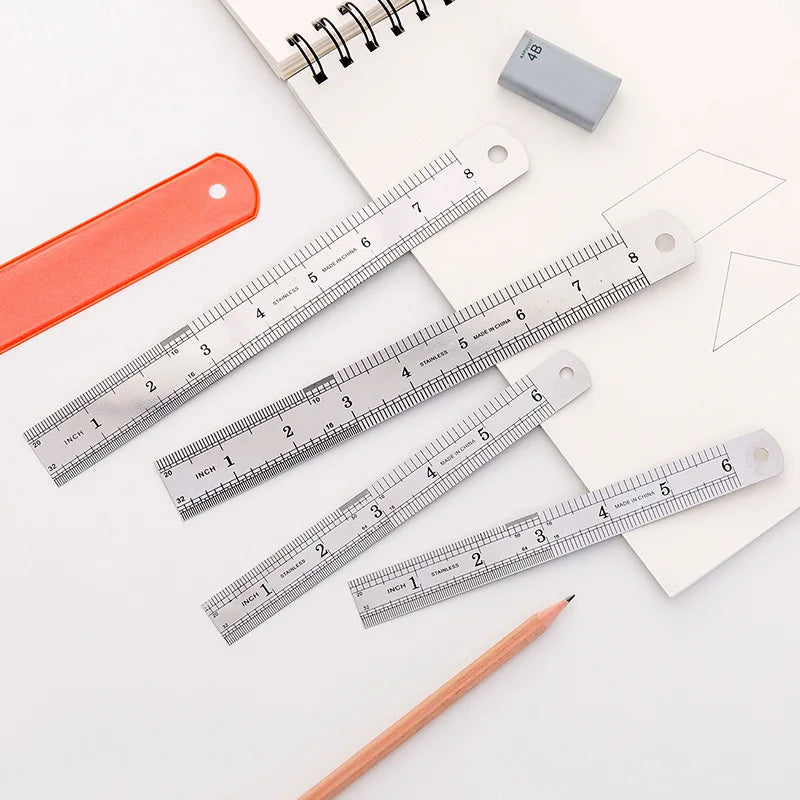 Double Sided Stainless Steel Ruler