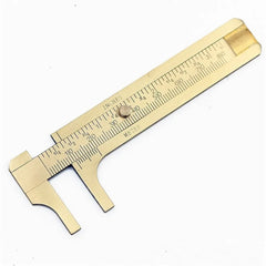 80/100mm Mini Brass Sliding Ruler