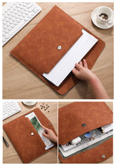 A4 Waterproof Leather File Folder