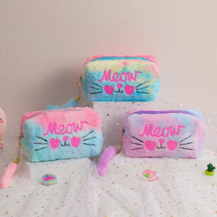 Large Capacity Kawaii Pencil Plush Case