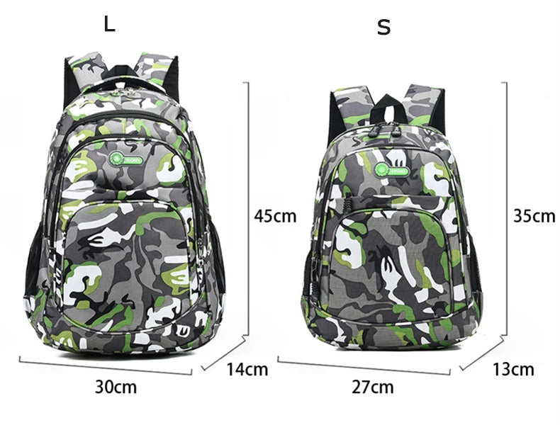 Camouflage Travel Men Backpacks