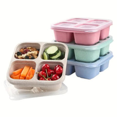 4 Grid Snack Portable Containers