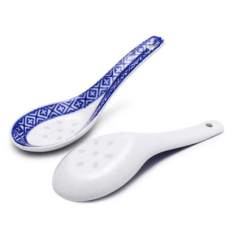 5Pcs Children Ceramic Spoon