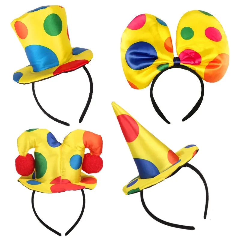 Colourful Clown Headdress