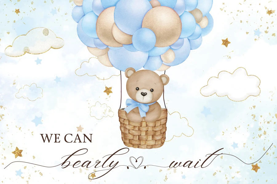 Teddy Bear Baby Shower Backdrops For Photography