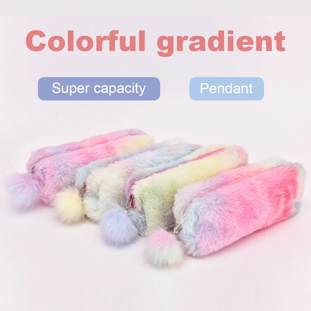 Kawaii Plush Pencil Case