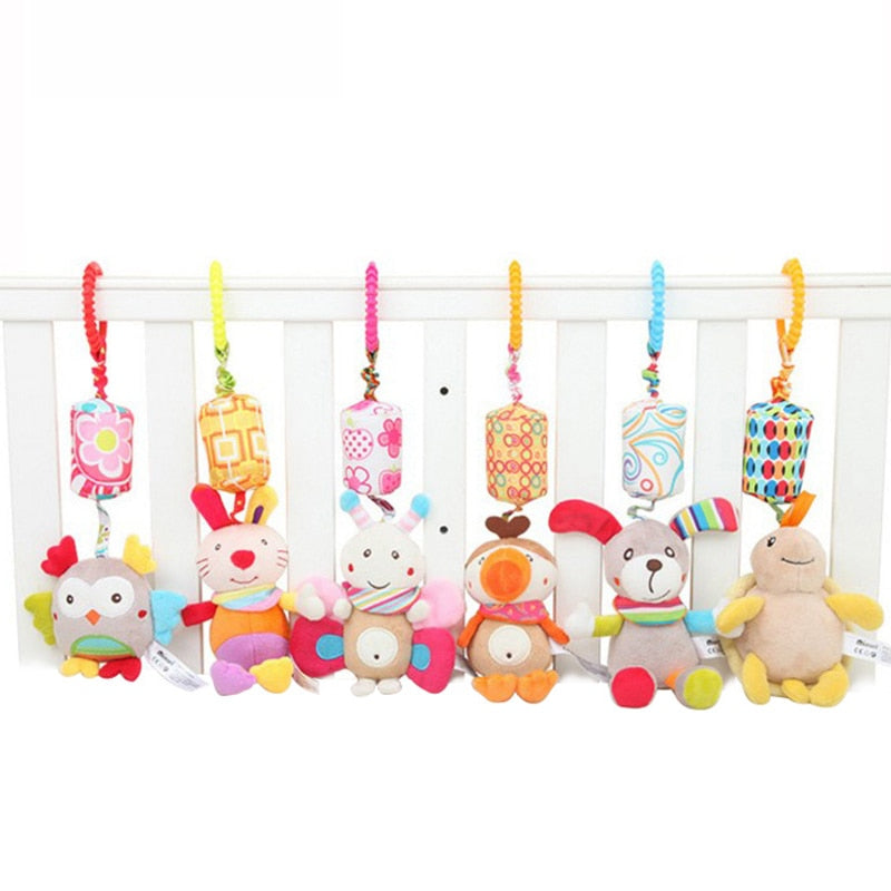 Baby Sensory Hanging Rattles Soft Learning Toy Plush