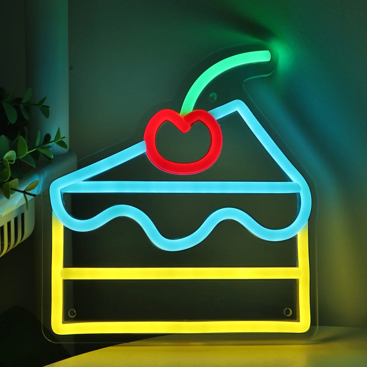 Cherry Cake LED Wall Neon Sign