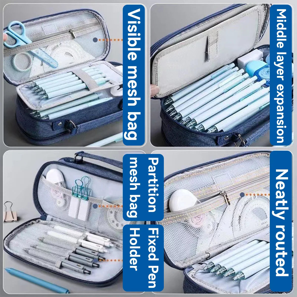 Five Layer Pen Storage Bag