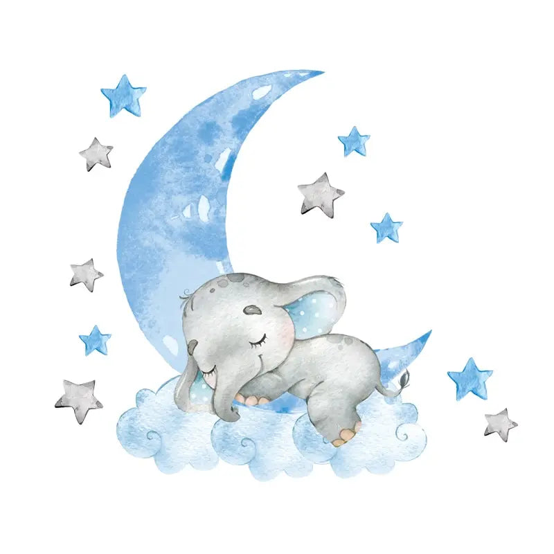 Sleeping Elephant Wall Sticker