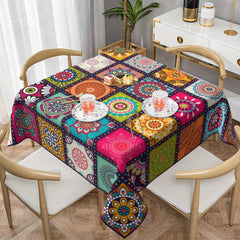 Mandala Bohemian Circular Tablecloth