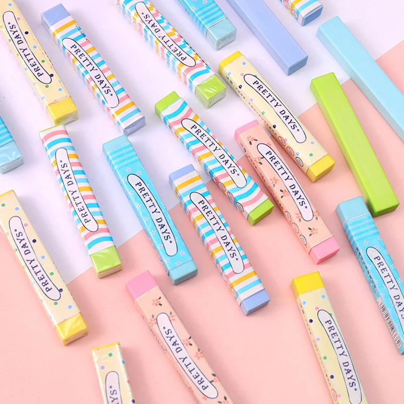 Candy Color Long Strip Eraser