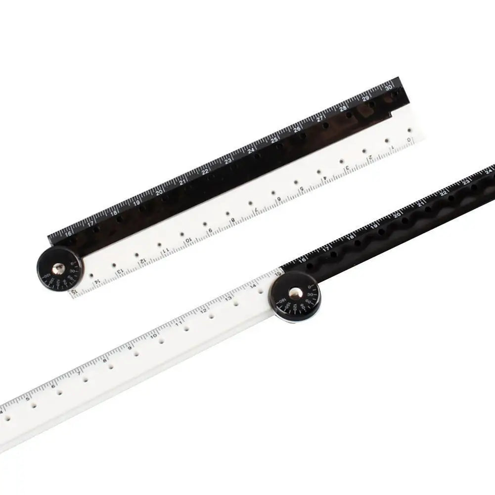 Folding  Black And White Ruler