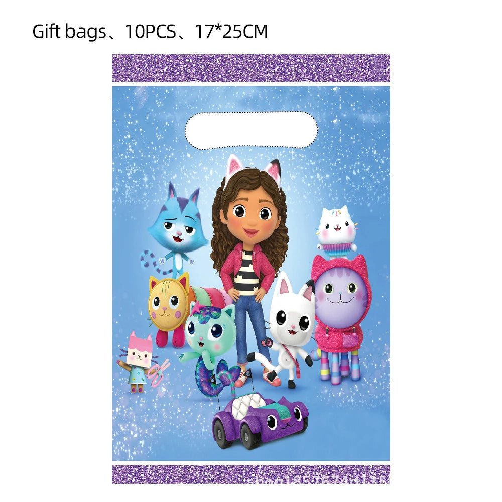 Gabby Cats Dollhouse Gift Bags