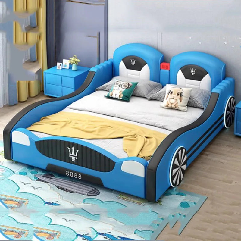 Boys Twin King Car Luxury Bed