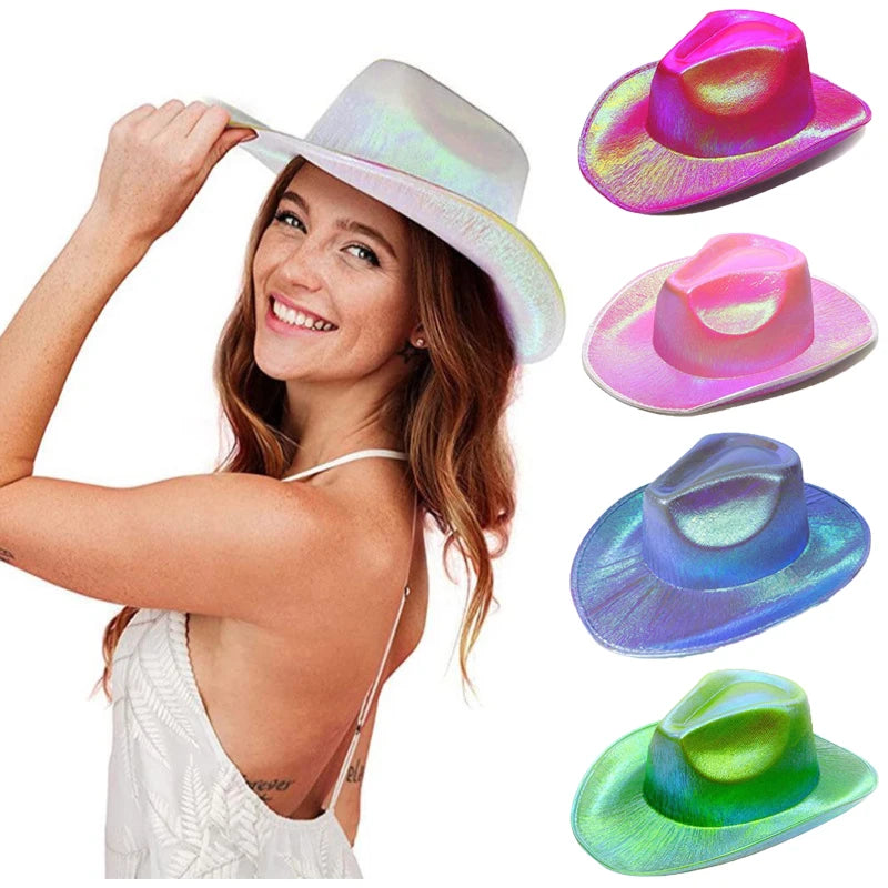 LED Luminous Light Up Cowboy Hat