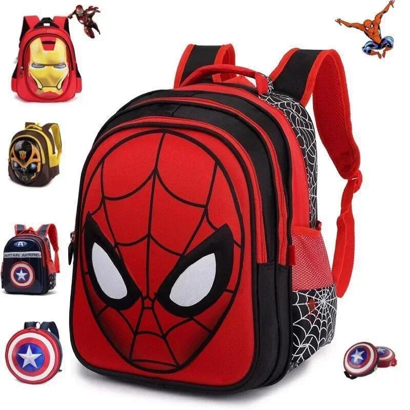 Bumblebee Pattern Marvel Hero Schoolbag