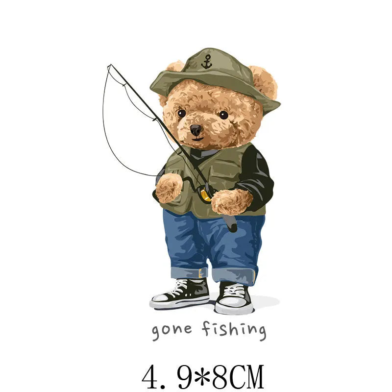 Cute Bear Ironing Patches