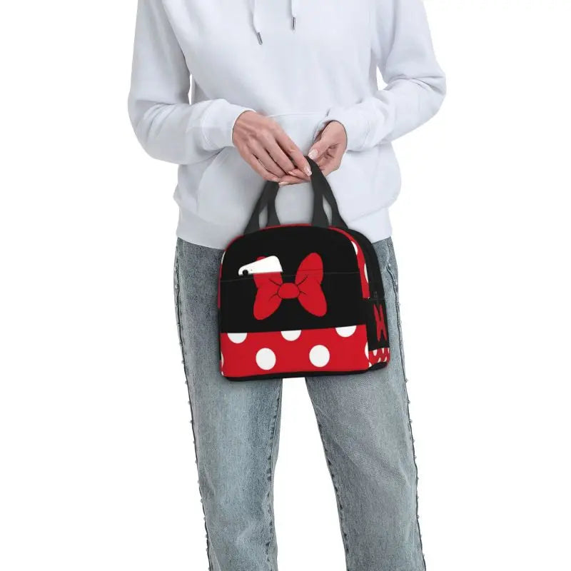 Minnie Portable Waterproof Lunch Boxes bag