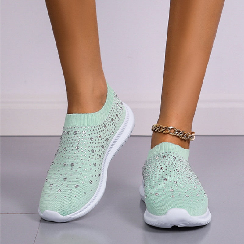 Crystal Breathable Mesh Sneaker