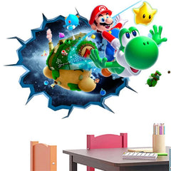 3D Super Mario Wall Sticker