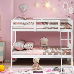 Wood Twin Over Twin Bunk Beds