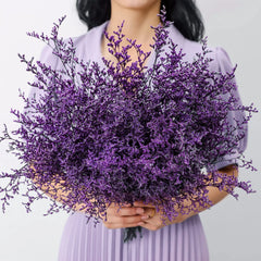 Preserved Natural Limonium Bouquet