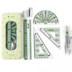 8 In1 Compass Ruler Set