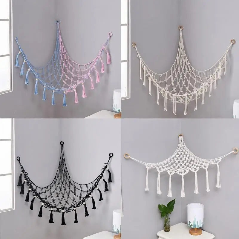 Toy Hammocks Corner Hanging Storage Net