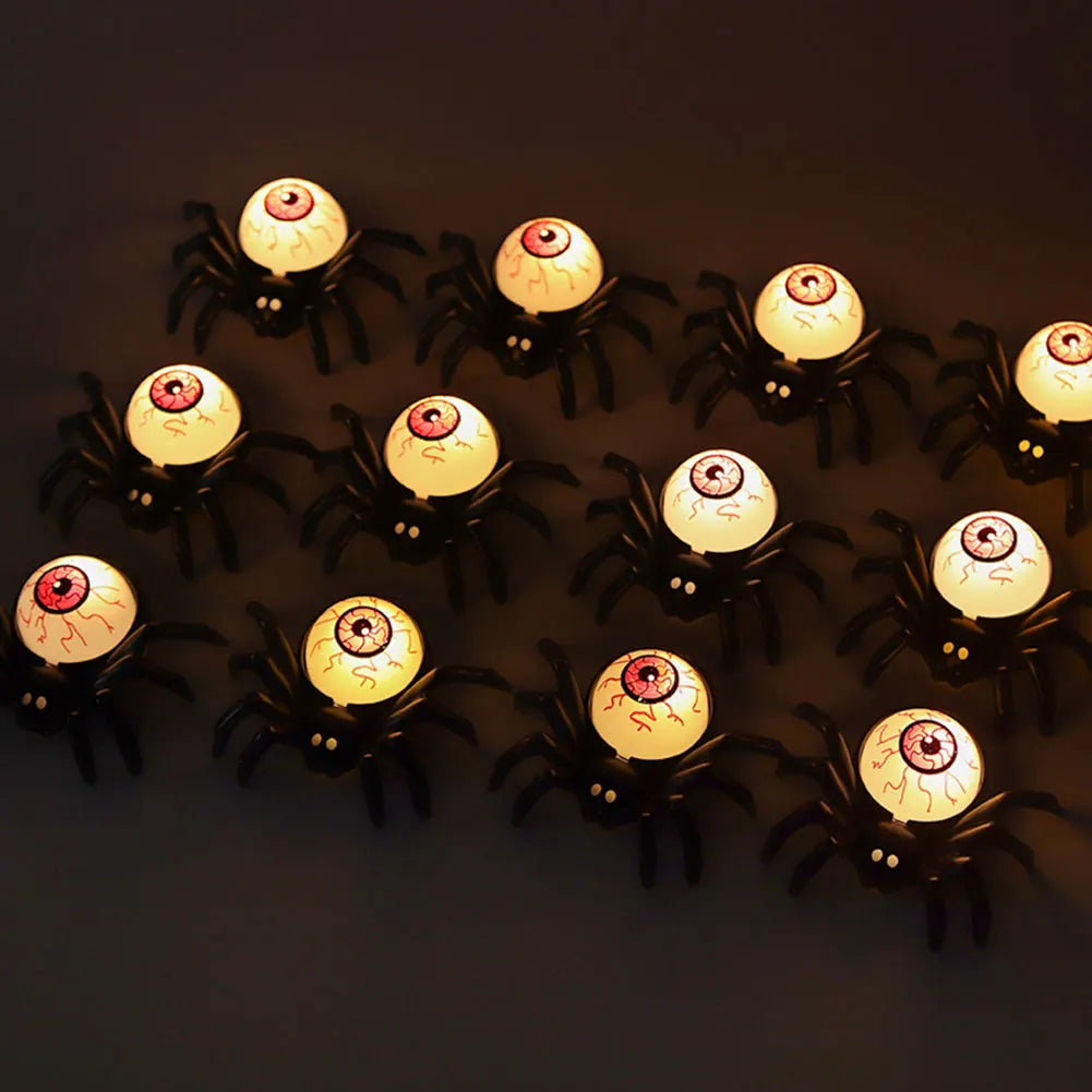 Scary Light-up Spiders Decorations