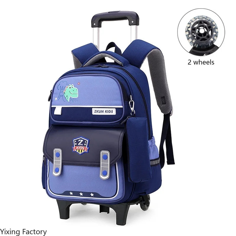 Children School Rolling Backpack