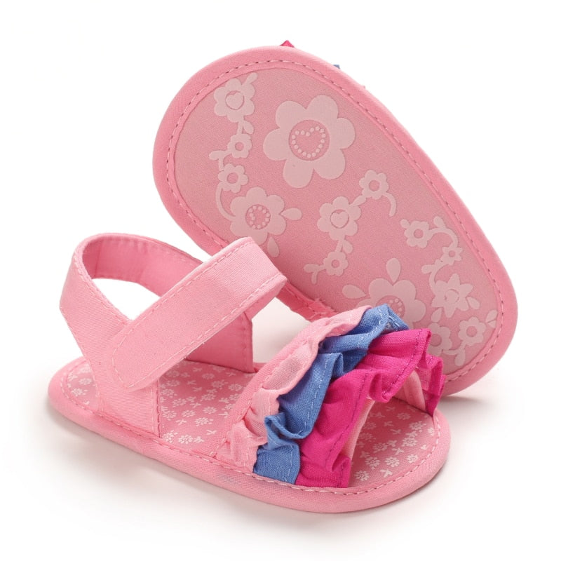 Classic Newborn Pink Baby Girl First Walking Shoes