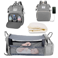 Baby Nappy Changing Station Portable Baby Bed Travel Bassinet Folding Waterproof