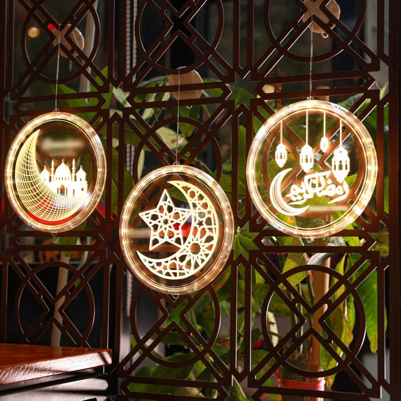 Ramadan Kareem Moon Star LED Light