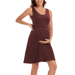 Nursing Dress Striped Baby Shower Breastfeeding Pregnancy