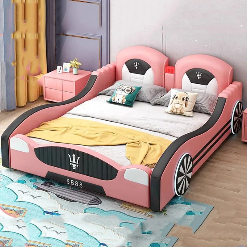 Boys Twin King Car Luxury Bed