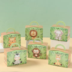 Jungle Animals Three-dimensional Candy Box