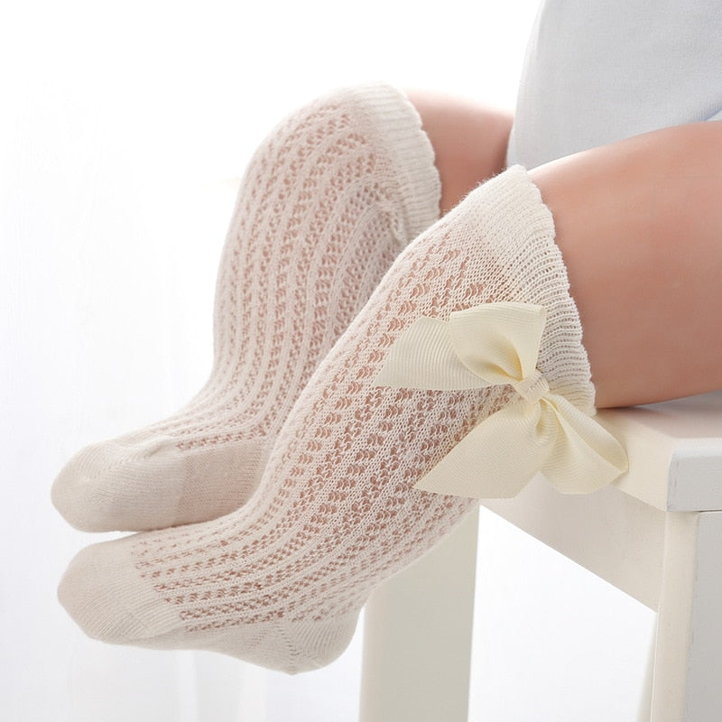 baby socks girl toddler newborn bow socks