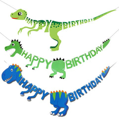 Dinosaur Happy Birthday Garland Banner