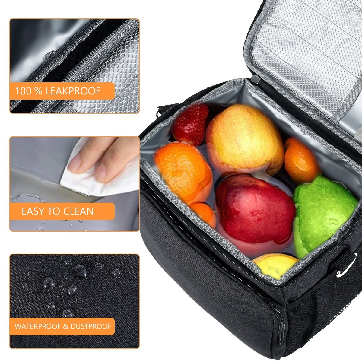 Water-Resistant Insulated Lunch Bag