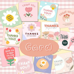 Mini Flower Thank You Cards