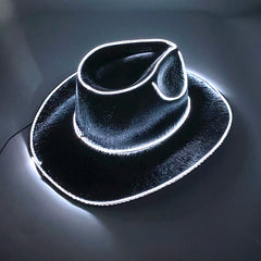 LED Luminous Light Up Cowboy Hat