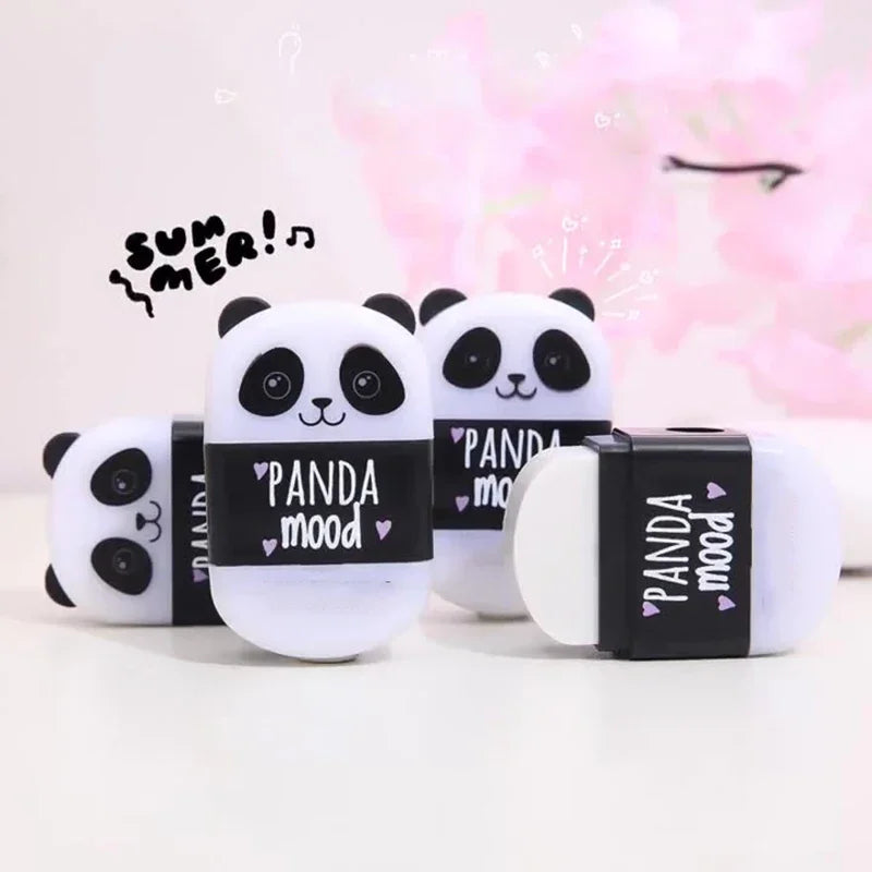 Creative Panda Design Erasers