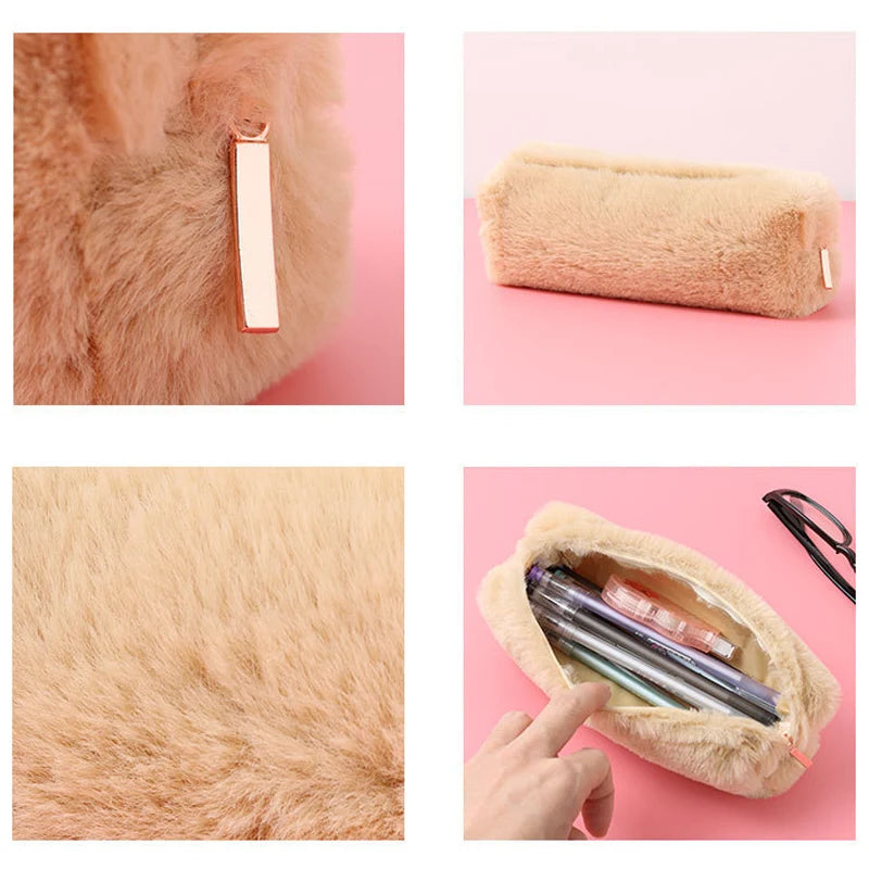 Kawaii Plush Pencil Case